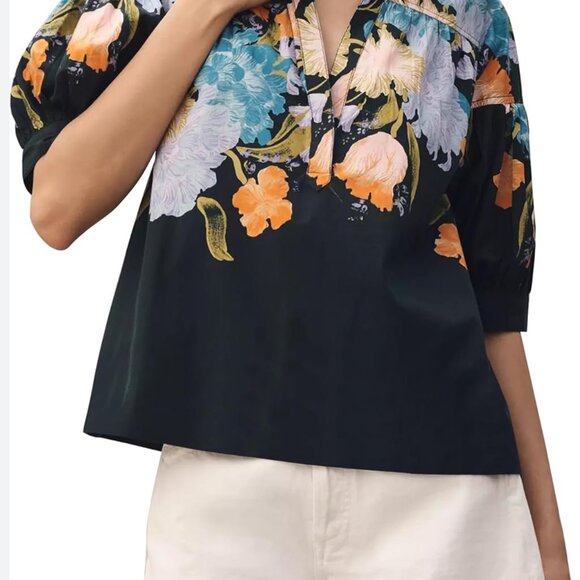 The Yukiko Noritake Darcey Popover Swing Top - Picture 2 of 5